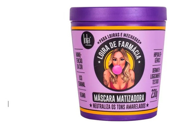 Máscara Matizadora Loira De Farmácia X230 Gr Lola 0