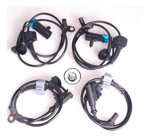 4pcs Frontal Y Sensor De Velocidad De Rueda Abs Trasero Para 0