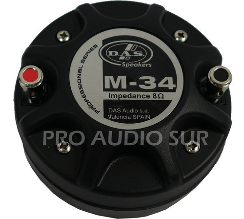 Driver Das Audio M34 Titanio 30 Watts Rms 106db Bobina 34mm 1