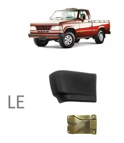 Ponteira Parachoque Diant D20, D40 Lado Esquerdo C/suporte 1