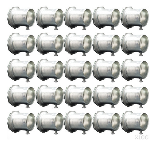 Conector Chapa Hierro 1  X 100 Unid Electricidad 0