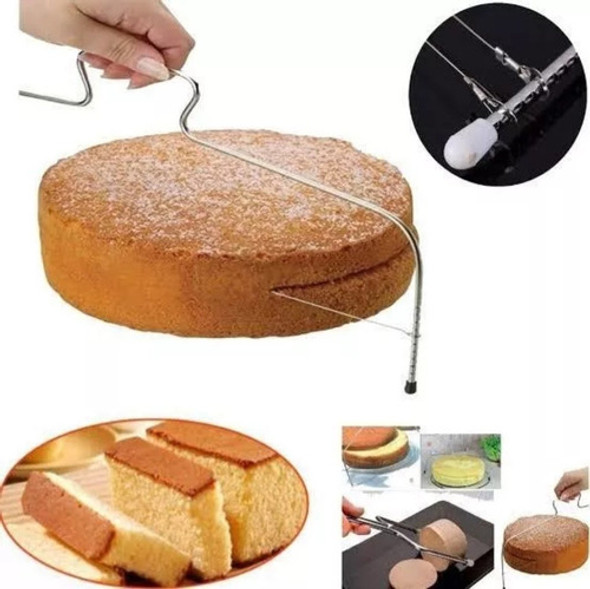 Cortador Nivelador Fatiador De Bolos Fios Duplo Confeitaria 1