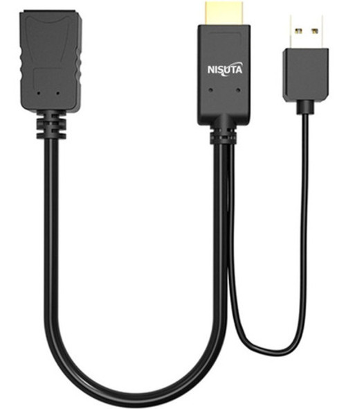 Conversor Adaptador Nisuta Nshddp Hdmi A Displayport 4k * 1 Conversor Adaptador Nisuta Nshddp Hdmi A Displayport 4k * 1