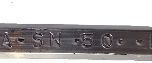 Barra Estaño 50% Estrusadas. Calidad Superior En Soldaduras 0