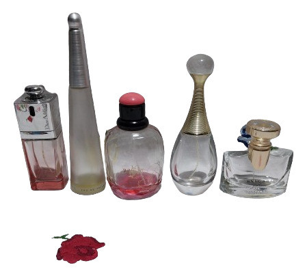 Antiguos Frascos De Perfume Vacíos Colección Decoración X 5 0