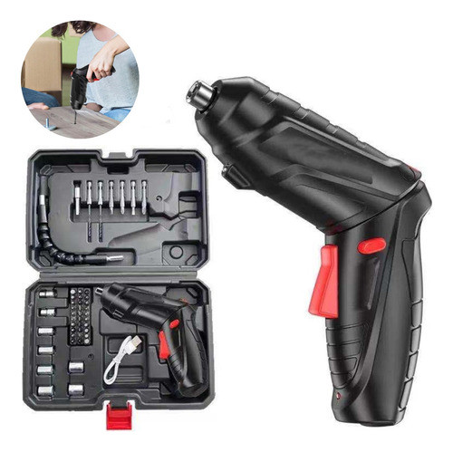 Parafusadeira Sem Fio 4.8v C/ Carregador Bivolt + Acessórios 0