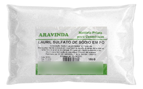 Lauril Em Pó Cosmetico Sabonete Espuma Desengordurante 100g 0