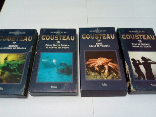 Películas Documentales Vhs Colección Jacques Cousteau Lote 0