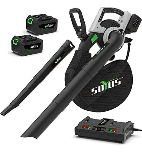 Soplador De Hojas Inalámbrico Y Aspiradora Soyus 3 En 1 Aspi 0