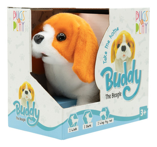 Peluche Interactivo Pugs At Play Beagle Buddy Original 0
