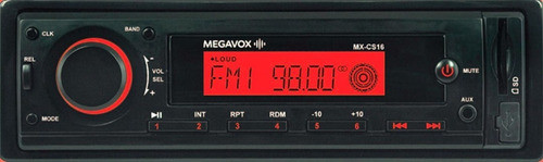 Frente De Autoestereo Megavox Mx-cs 16 1