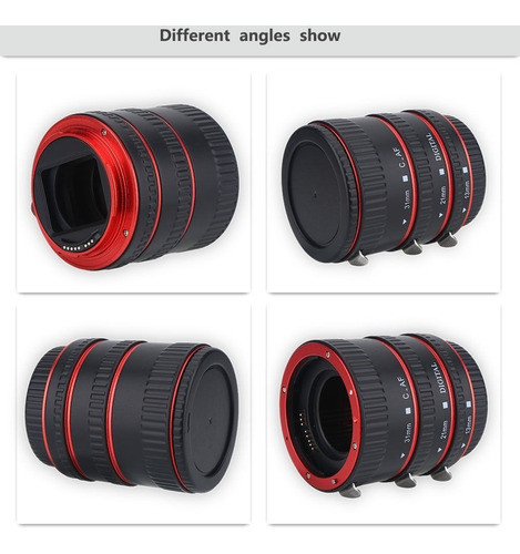 Tubo Extension Macro P/ Canon Eos T2i T3i T4i 1