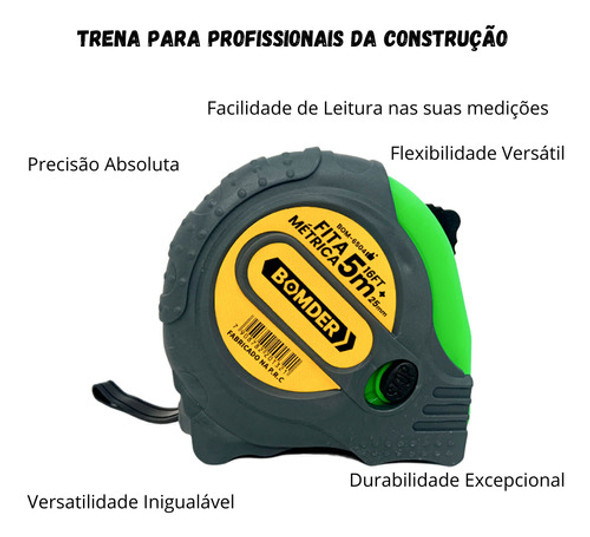 Trenas De Aço 5 Metros Emborrachada Com Trava E Nota Fiscal 1