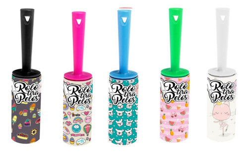 Kit 5 Papa Rolo Tira Pelos Solução Prática P/ Tecidos 0