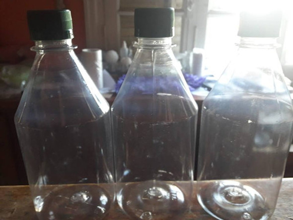 Botella Plástico Pet De 500 Y 250 Cc Tapa Plástica X100 Un 1