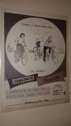 P272 Clipping Publicidad Bicicletas Bottecchia Año 1958 0