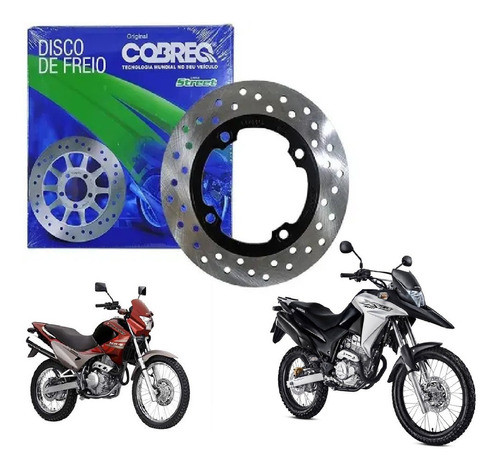 Jogo De Discos De Freio Diant/tras Honda Xre300 2014 Cobreq 1