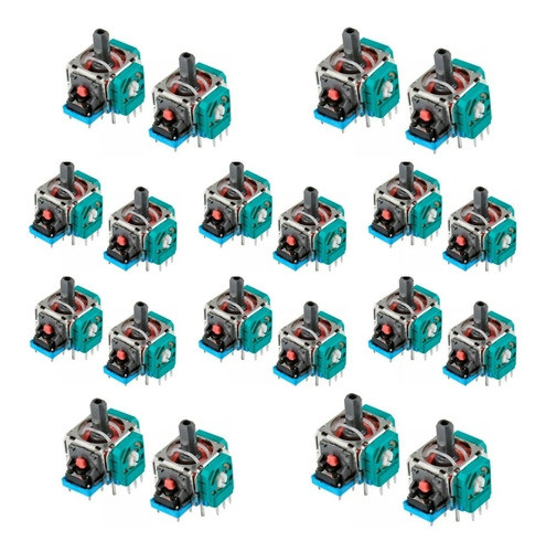 20 Botão 3d Direcional + 20 Botão Analógico Compatível Ps4 1