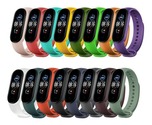 Mallas De Repuesto Para Xiaomi Mi Band 5 Y 6 (16 Colores) 0