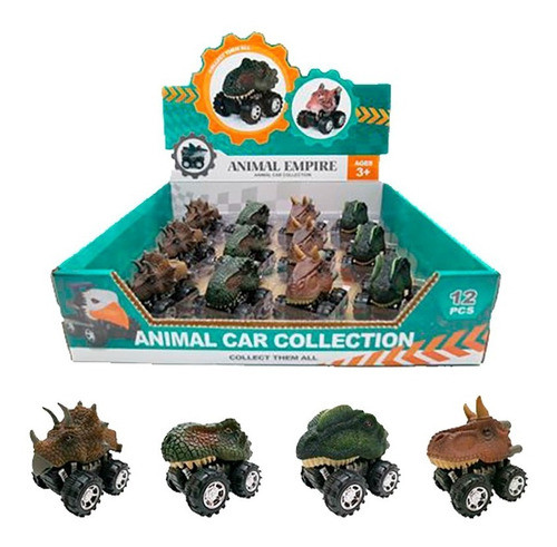 Autito Dino Machines Display Con 12 Autitos Surtidos 0