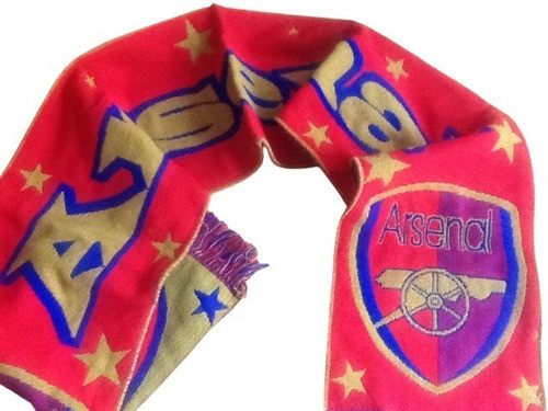 Arsenal De Inglaterra Bufanda Hilo En Paño Linea Premiun 0