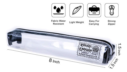 Estuche Delgado Y Transparente Lápices, Niños Y Niñas, Arte 1