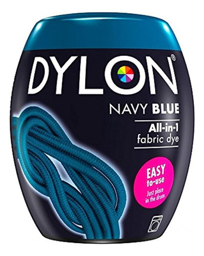 Dylon Machine Fabric Dye Pod Azul Marino 0