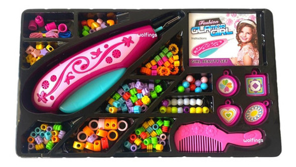Juego Kit Para Armar Collares Pulseras Trencitas Trenzador 1