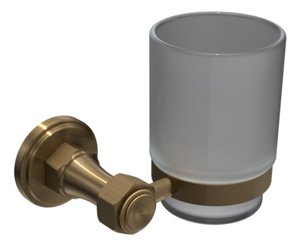 Portavaso De Aplicar Andez Antique Bronce Viejo 100% Metal 0