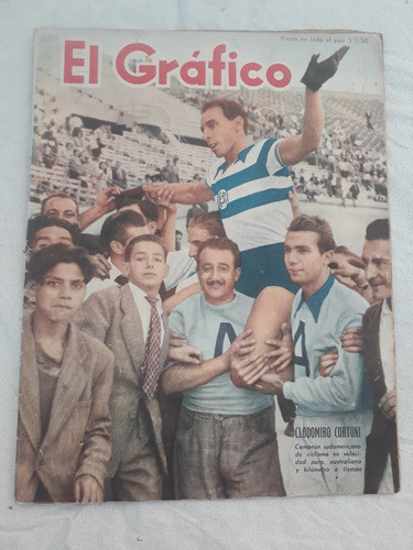 El Grafico N° 1597 Año 1950 Moreno Boca - Froilan Gonzalez 0