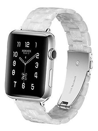 Malla Hopo Apple Watch 38/40mm 6/5/4/3/2/1/se (blanco Perla) 1