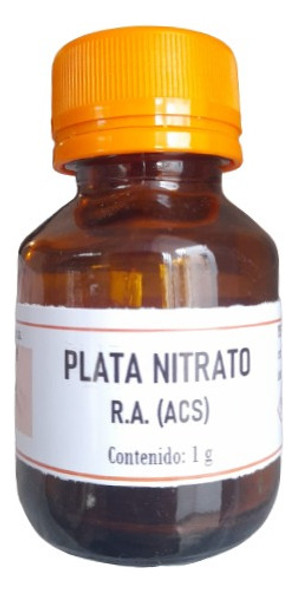 Nitrato De Plata P. A. (acs) X 1 Gr - Salttech 0
