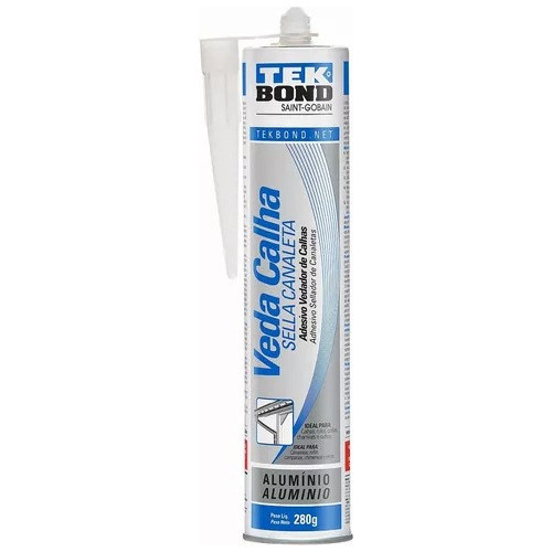 Sellador Incoloro Tek Bond Sella Canaleta Zingueria Pomo 0