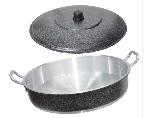 Disco Em Aluminio / Craqueado Com Tampa 40cm Diametro 0