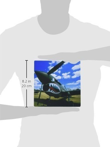 3drose Llc 8 x 8 x 0.25 inches Mouse Pad, Curtiss P-40 wa 1