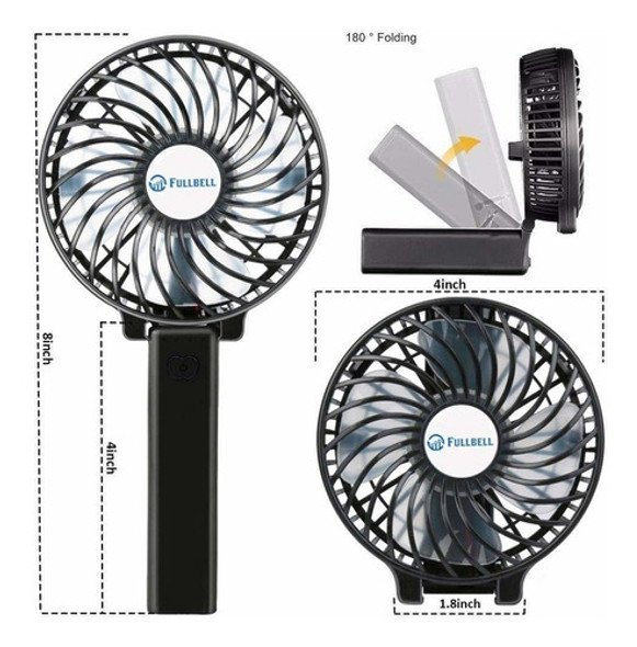 Ventilador De Mano, Mini Ventilador Portátil Y Ventilador 1