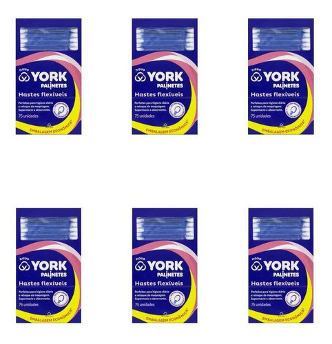 York Fluffy Hastes Flexíveis C/75 (kit C/06) 0