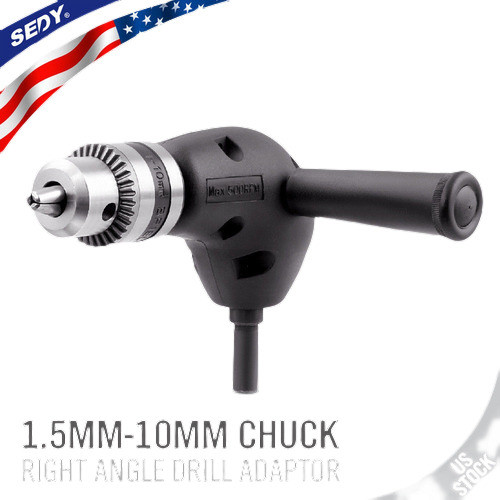 Ángulo Recto Taladro Accesorio Mandril Adaptador Eléctrico I 0