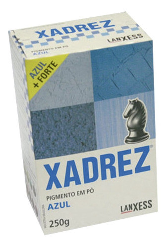 Pigmento Em Pó Xadrez Azul 500g Tinta P/ Cimento Queimado 0