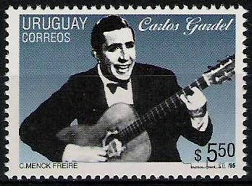 Carlos Gardel - Tango and Music from Uruguay - Laminated 45x30 Cm