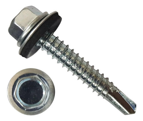 Torn. Autoperforante Hex. Mecha C/arandela 14 X 7/8 1000 U 1