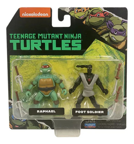 Tortugas Ninja Set Con Dos Figuras Articuladas 81140 0