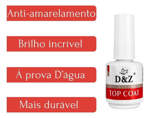Top Coat D&z No Cleanse 15ml 1