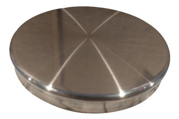 Tapa Cubre Embellecedor Roseta Acero Inoxidable 63,5 Mm. 1