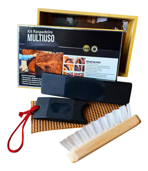 Kit Raspadeira Para Cavalo Raspadeira Multiuso 1