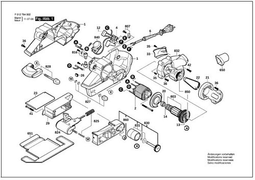 Chapa Placa Base Para Lijadora 7640 Skil Original 1