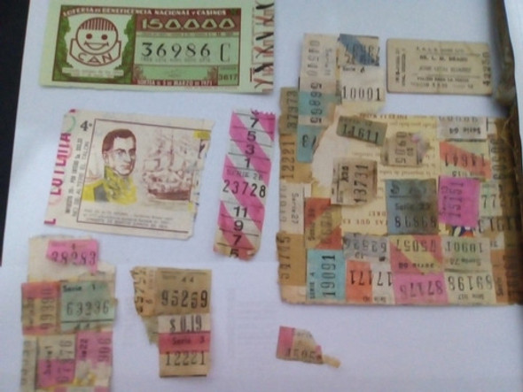 Boletos De Colectivo Capicúas Y Billetes De Lotería 1