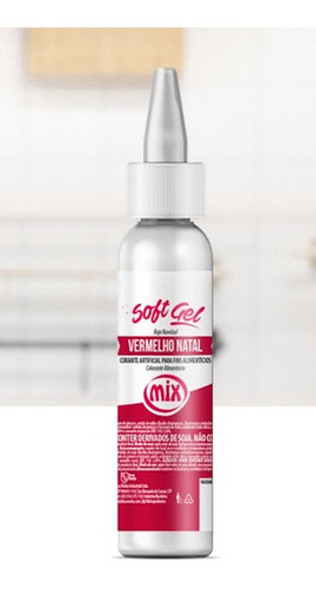 Colorante Soft Gel 25 Gr. Color Rojo Navidad Repostería 0 Colorante Soft Gel 25 Gr. Color Rojo Navidad Repostería 0