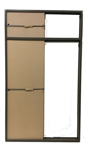 Frente De Placard Corredizo Mdf 1,00x2,40 - Marco De Chapa 0