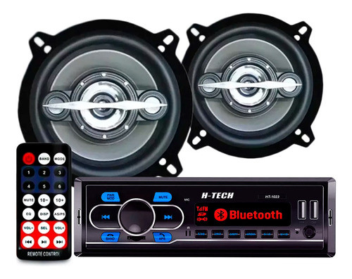 Som Carro Radio Mp3 Bluetooth Usb Alto Falantes 5 Polegadas 0